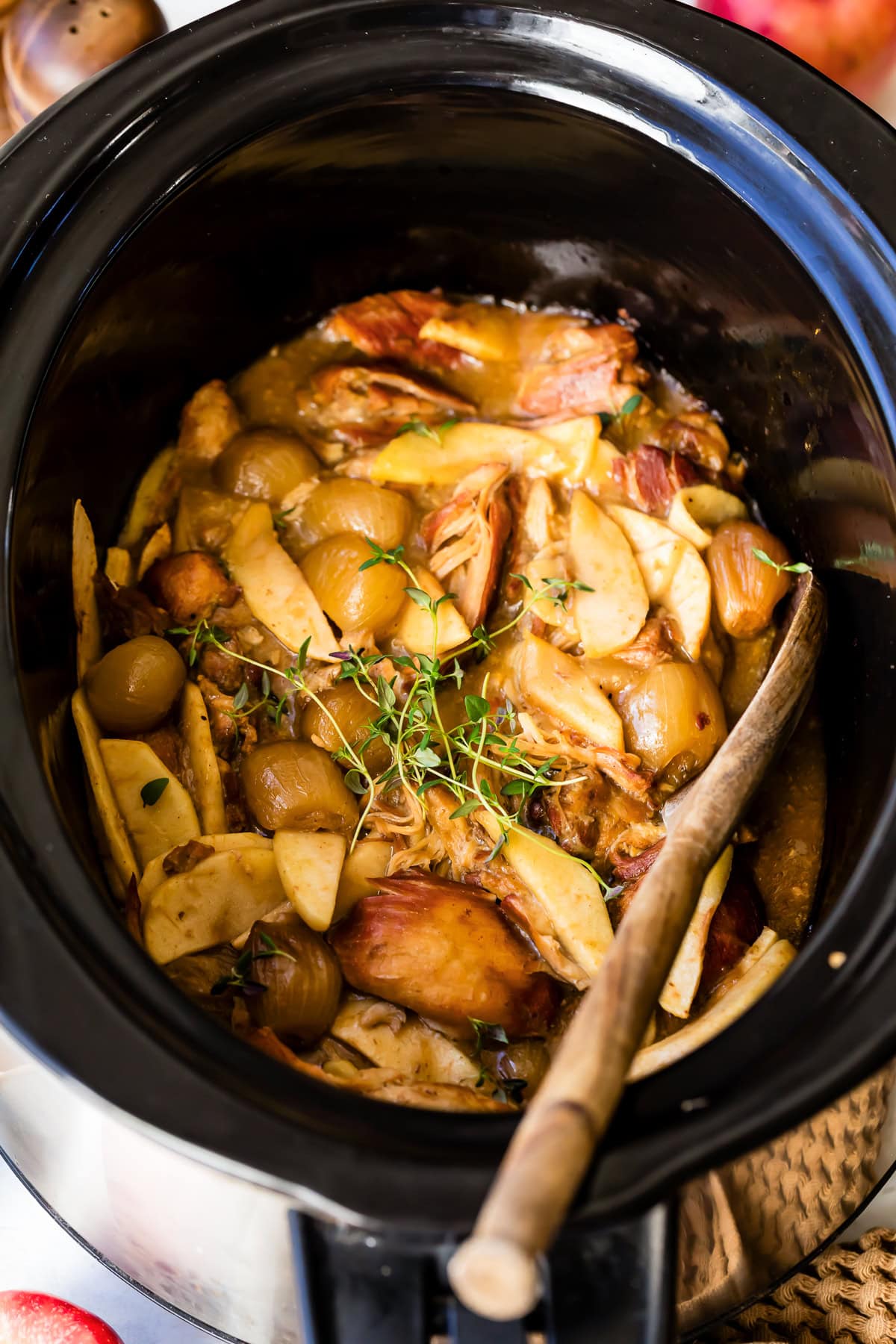 Crockpot Chicken with Apples