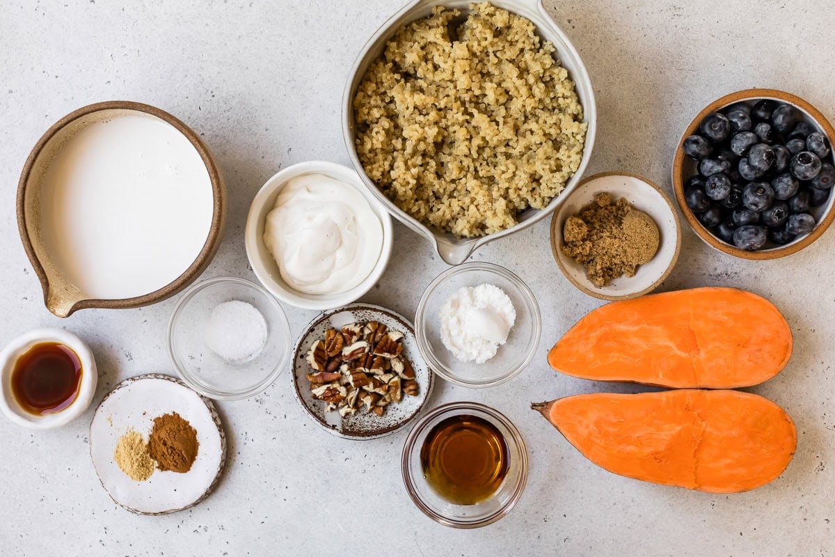 Sweet Potato Pie Quinoa Ingredients