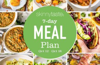 Free 7 Day Healthy Meal Plan (Oct 12-18)