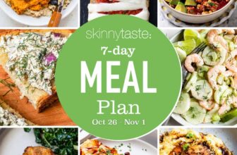 Free 7 Day Healthy Meal Plan (Oct 26-Nov 1)