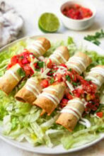 Air Fryer Chicken Flautas – Skinnytaste
