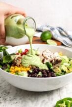 Zesty Avocado Cilantro Lime Dressing