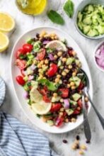 Mediterranean Bean Salad (High-Fiber) | Skinnytaste