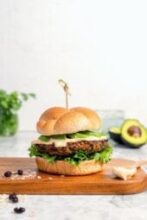 Black Bean Burgers with Chipotle Mayonnaise