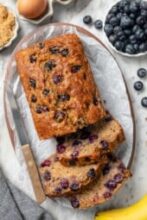 Blueberry Banana Bread | Skinnytaste