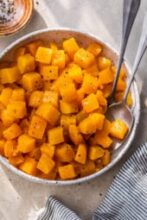 3-Ingredient Maple Roasted Butternut Squash Recipe