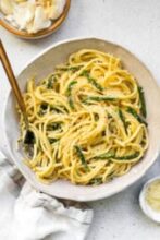 Pasta with Asparagus Recipe (Easy Creamy Spring Pasta)