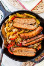Sausage and Peppers Recipe (Grill or Stovetop)