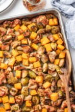 Maple Dijon Sheet Pan Chicken | Easy Fall Dinner