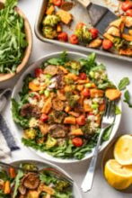 Vegan Quinoa Bowl with Roasted Vegetables