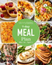 Free 7 Day Healthy Meal Plan (March 30-April 5)